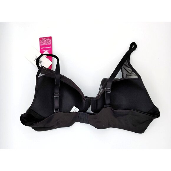 Wonderbra E1677H T Shirt Bra Size 38B Black Polyester Blend Underwire NWT - Picture 3 of 7